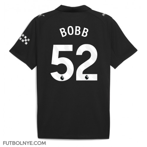 Camiseta Manchester City Oscar Bobb #52 Visitante Equipación 2025-26 manga corta